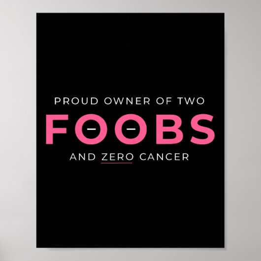 Kankerreconstructie mastectomie Trotse eigenaar va Poster (Voorkant)