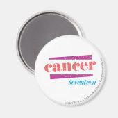 Kankerroze Magneet (Voorkant / Achterkant)