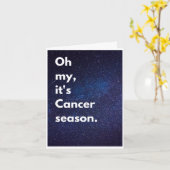 Kankerseizoen verjaardagskaart kaart (Gele Bloem)