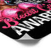 Kankerstrijder Ik ben het Storm Sterke Vrouwen Roz Poster (Hoek)