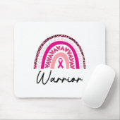 Kankerstrijder roze borstkanker bewustzijn Rainbo Muismat (Met muis)