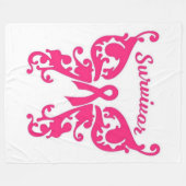 KANKERSURVIVOR FLEECE DEKEN (Voorkant (Horizontaal))