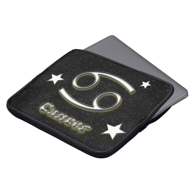 Kankersymbool Laptop Sleeve (Voorkant top)