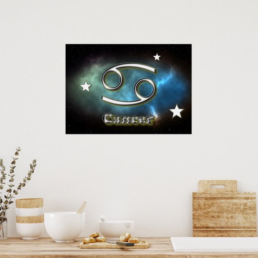 Kankersymbool Poster (Keuken)