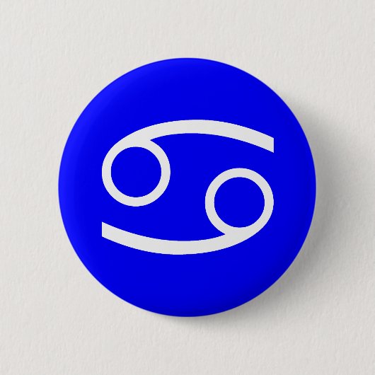 Kankersymbool Ronde Button 5,7 Cm (Voorkant)