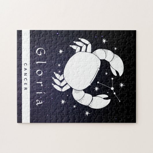 Kankersymbool Zodiac Birthday Star Sign Name Lunar Legpuzzel (Horizontaal)