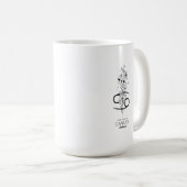 Kankerteken bloem mok (Voorkant rechts)