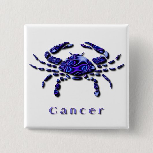 Kankerteken Square Button (Voorkant)