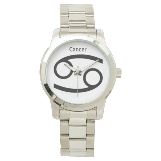 Kankerteken van de Zodiac. Mannen horloges. Horloge (Voorkant)
