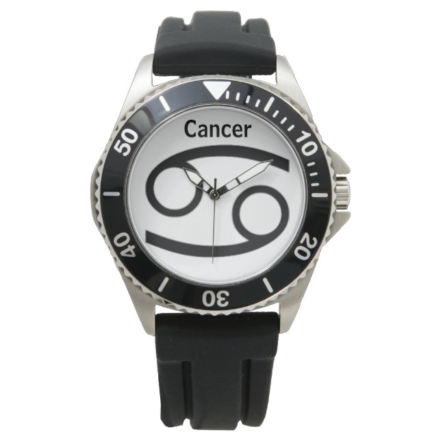 Kankerteken van de Zodiac. Mannen horloges. Horloge (Voorkant)