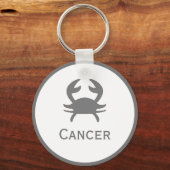 Kankerteken van het Zodiac-ontwerp Sleutelhanger (Voorkant)