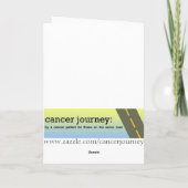 Kankervernietiging in uitvoering wenskaart kaart (Achterkant)