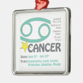 Kankervertoon Metalen Ornament (Links)