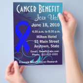 Kankervoordeel aanpassen - Colon Cancer Flyer (Hand)