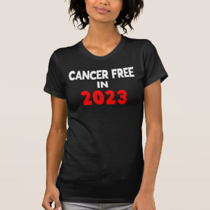 Kankervrij in 2023 kankeroverleving t-shirt