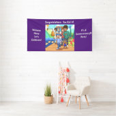 Kankervrij Jubileum Party Vinyl Banner (Insitu)