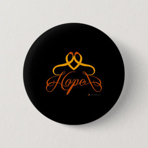 Kankervrije leukemie Bewustzijn Denk Oranje Hoop W Ronde Button 5,7 Cm