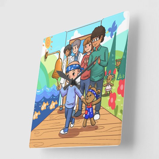 Kankervrije overlevende wandklok (Hoek)