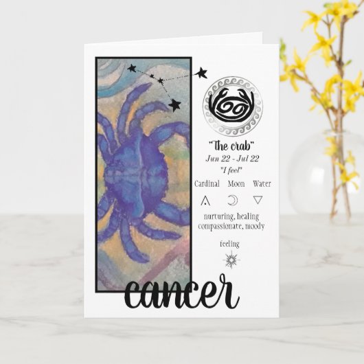 KankerWenskaart Kaart (Gele Bloem)