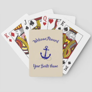 Kankerzeilmotief Pokerkaarten
