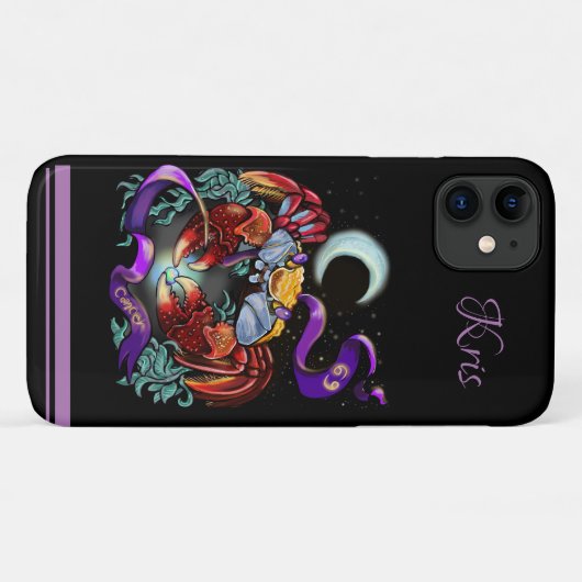 Kankerzodiaal teken Case-Mate iPhone case (Achterkant (horizontaal))