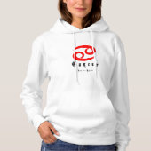 Kankerzodiaal teken hoodie (Voorkant)