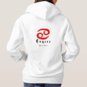 Kankerzodiaal teken hoodie (Achterkant)