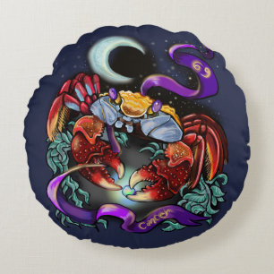 Kankerzodiaal teken rond kussen