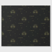 Kankerzodiale horoscoopsignaalverloop cadeaupapier (Vlak)