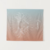 Kankerzodiale horoscoopsignaalverloop wandkleed (Voorkant (horizontaal))