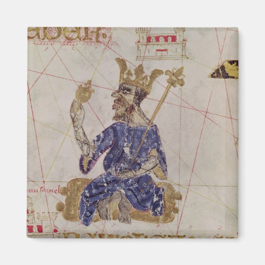 Kankou Mousa, koning van Mali Magneet (Voorkant)