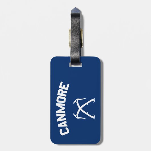 Kanmeer ijsklimmen bagagelabel (Achterkant verticaal)