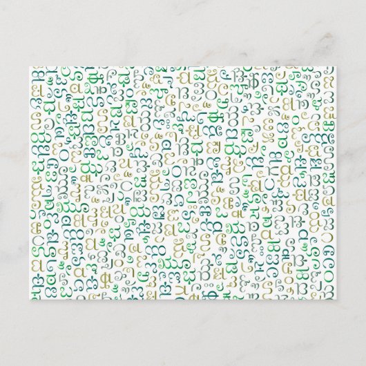 Kannada Briefkaart (Voorkant)