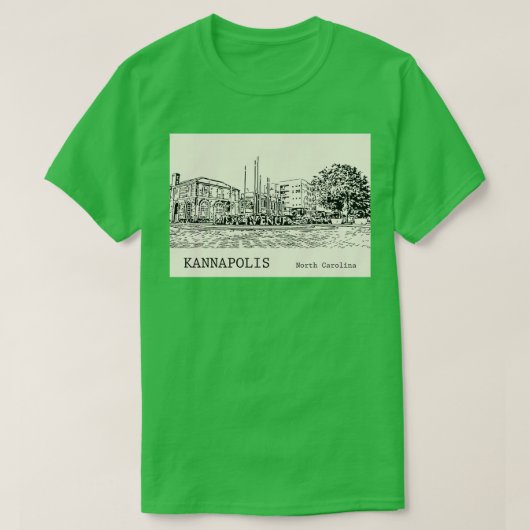 Kannapolis North olina 1 T-shirt (Design voorkant)