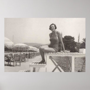 Kannes in de jaren dertig poster