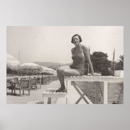 Kannes in de jaren dertig poster (Voorkant)