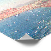 Kannes van het Zee Poster (Hoek)