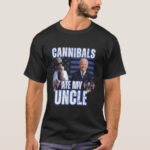 Kannibalen aten mijn oom Joe Biden politieke satir T-shirt