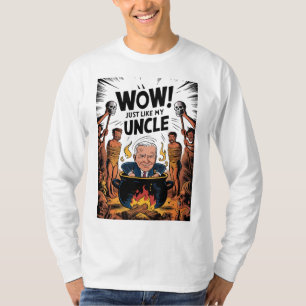 Kannibalen aten mijn oom Joe Biden T-shirt