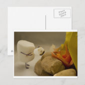 Kannibalisme is zoet - Marshmallow-broodrooster Briefkaart (Voorkant / Achterkant)