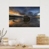 Kannon Beach Low Tide in Oregon Pacific Ocean Poster (Keuken)