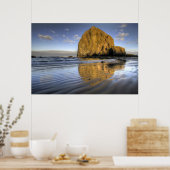 Kannon Beach Low Tide Oregon Pacific Ocean Poster (Keuken)