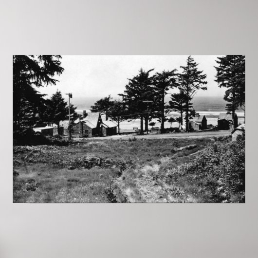 Kannon Beach, Oregon Arcadia Cottages Ocean Poster (Voorkant)