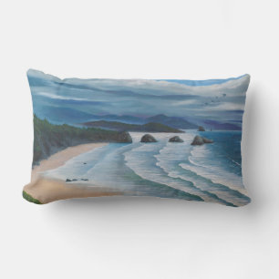 Kannon Beach Seascape Painting Kussen