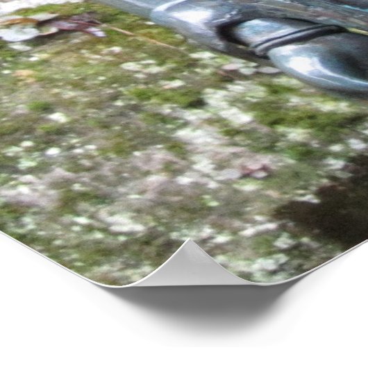 Kannon (Kwan Yin) standbeeld op Mt. Kurama Poster (Hoek)