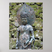 Kannon (Kwan Yin) standbeeld op Mt. Kurama Poster (Voorkant)