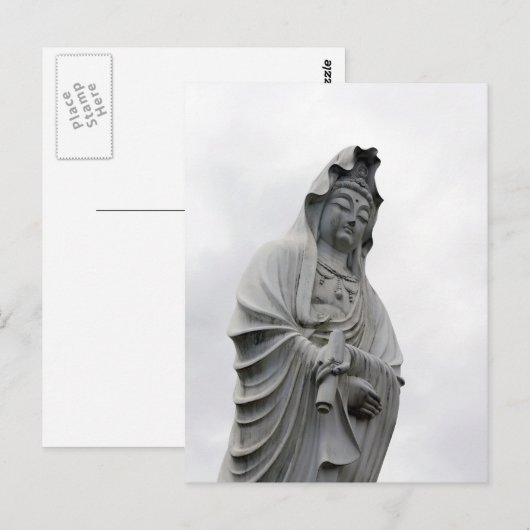 Kannon Statue de Takasaki Briefkaart (Voorkant / Achterkant)