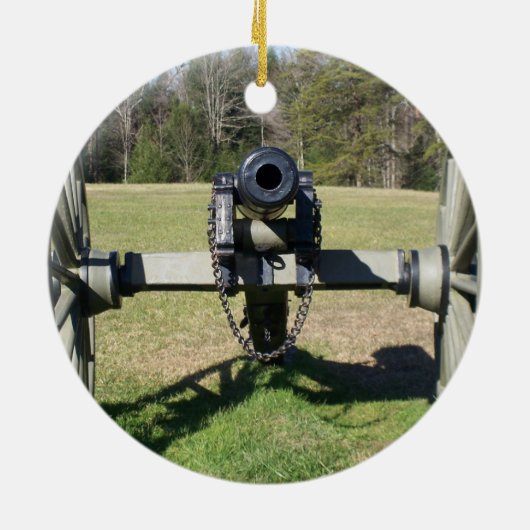 Kannon voor de burgeroorlog keramisch ornament (Achterkant)