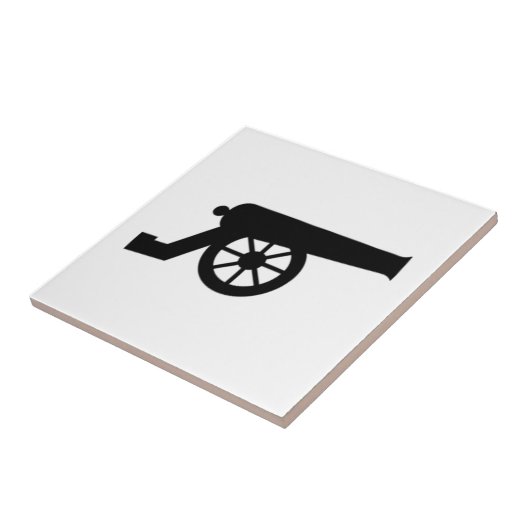 Kannon voor de burgeroorlog tegeltje (Zijkant)