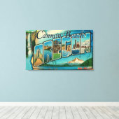Kannonband, oregon - grote letterscènes canvas afdruk (Insitu (Houten vloer))